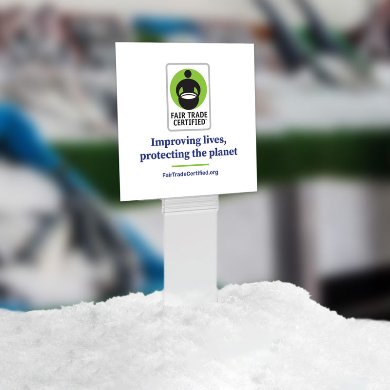 Fair Trade Certified Ice Pick - Tagline